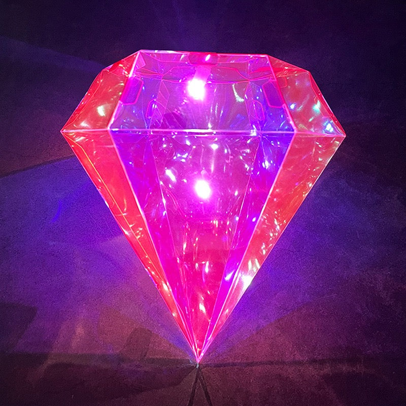 Diamond-shaped Lantern (Clear Material)