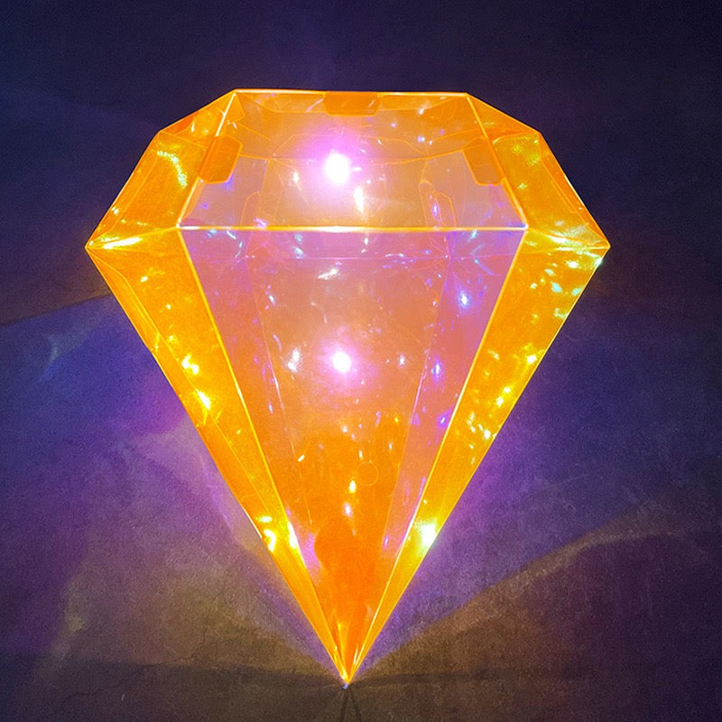 Diamond-shaped Lantern (Clear Material)